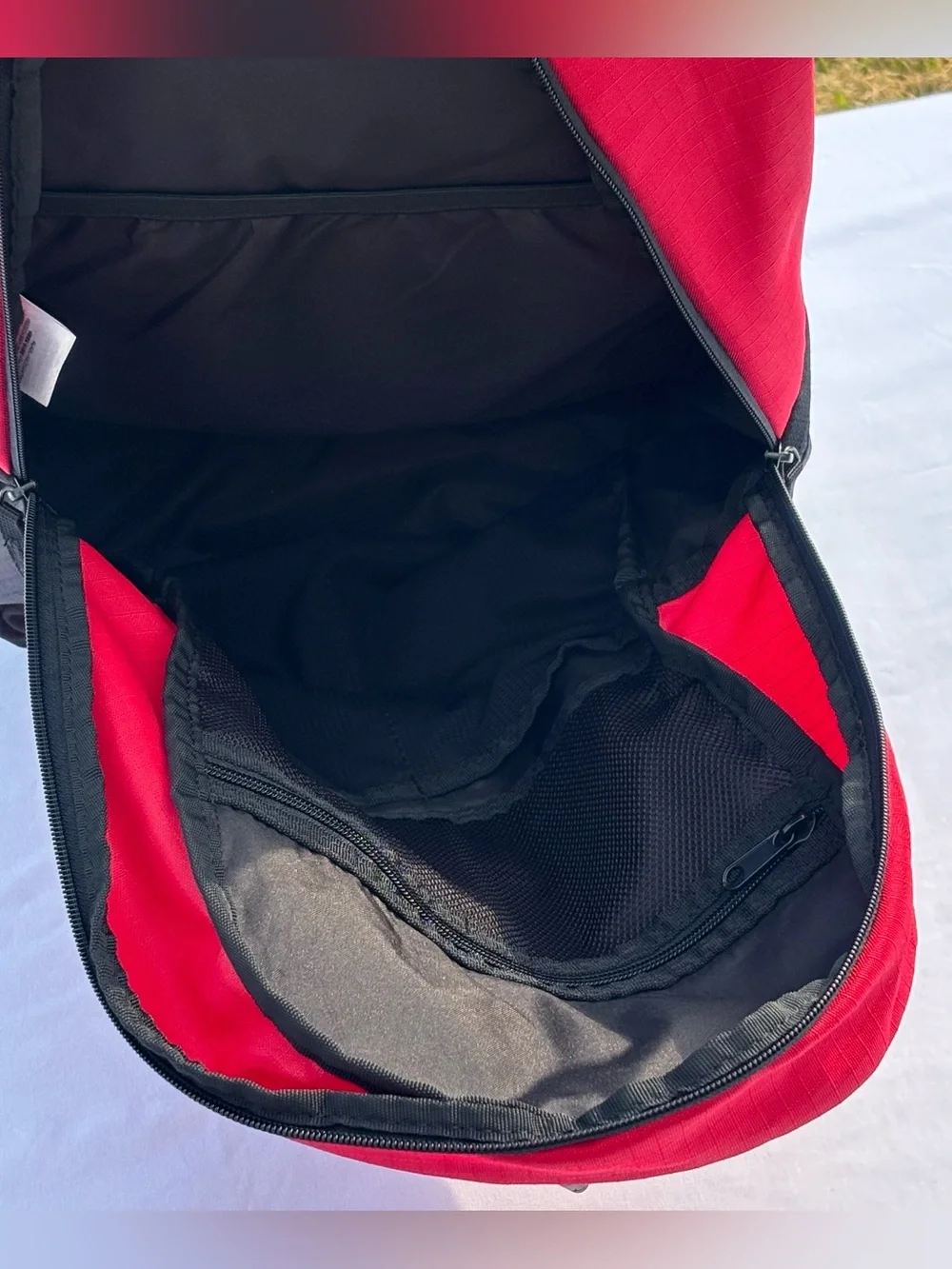 Nike Jordan Split Pack Backpack Large Red Black Jumpman Unisex School Gym Bag